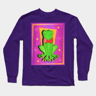 Fancy Frog (Purple) Long Sleeve T-Shirt